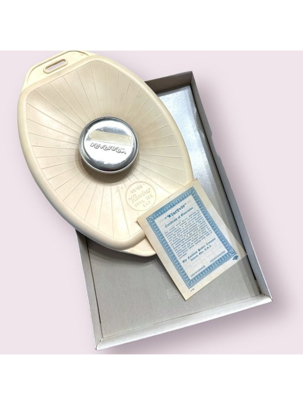 Vintage WearEver Oval Ice Cap Cold Therapy Pack in Original Box